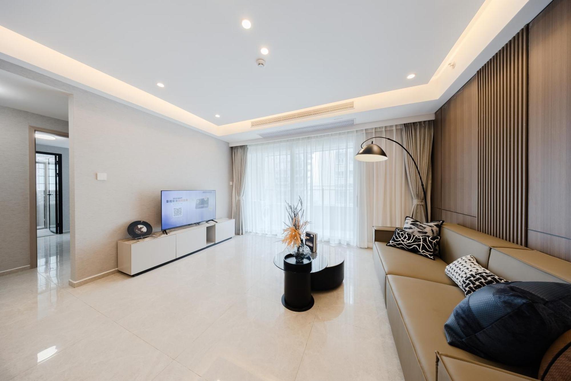 Boruisi Video And Audio Light House - Shenzhen Convention And Exhibition Center Gangxia Metro Station Aparthotel Kültér fotó