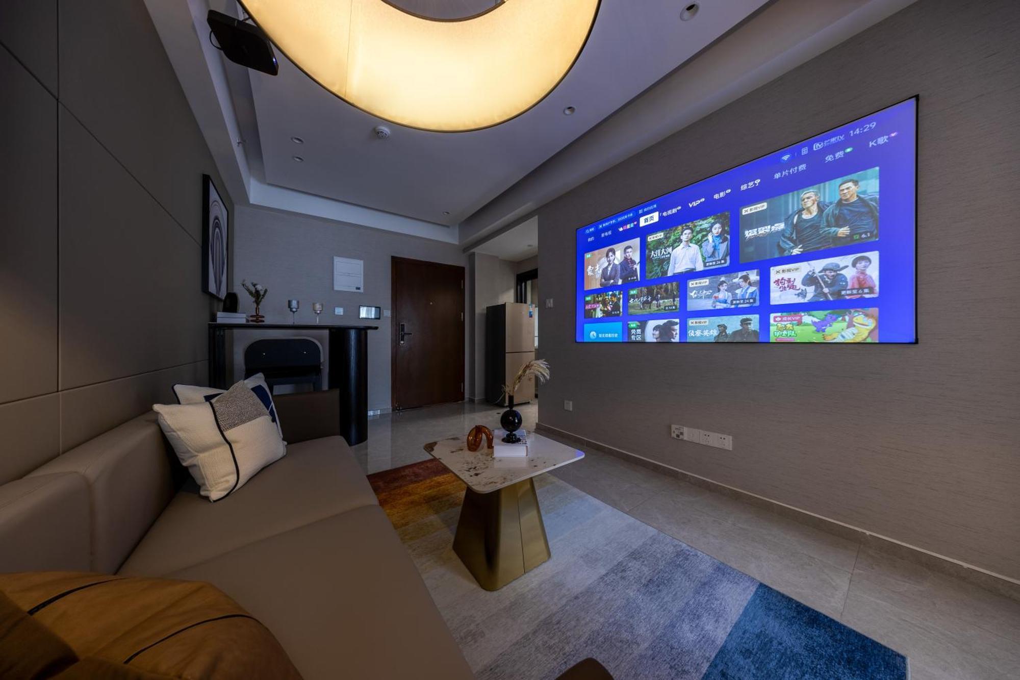 Boruisi Video And Audio Light House - Shenzhen Convention And Exhibition Center Gangxia Metro Station Aparthotel Kültér fotó